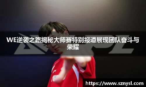 WE逆袭之路揭秘大师赛特别报道展现团队奋斗与荣耀